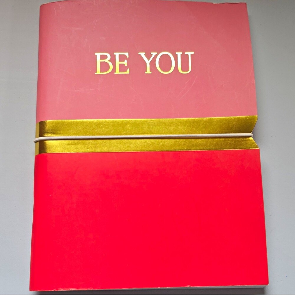 Old East Main Co. "BE YOU" Graph Paper Blank Journal w/ Elastic Band. B5